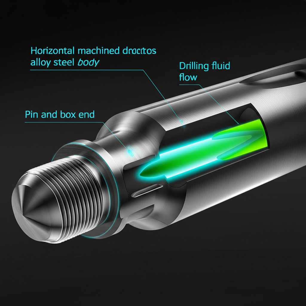 diagram illustrating the key components and material of an hdd drill rod diagram illustrating the key components and material of an hdd drill rod